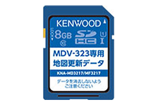 ケンウッド 2011年発売彩速ナビMDV-323用地図更新データ SDカード版 (KNA-MF3217)